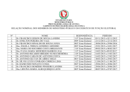 PROCESSO Nº 01394068-6: - Ministério Público do Estado do Ceará