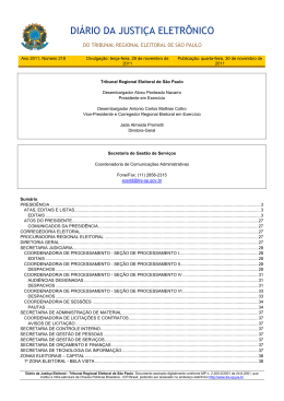 Abertura Edital (Di&aacute;rio da Justi&ccedil;a)