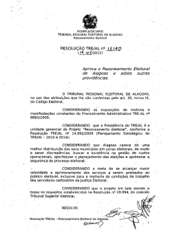15140 - Tribunal Regional Eleitoral de Alagoas