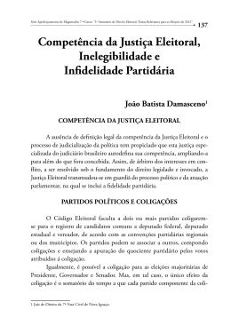 Competência da Justiça Eleitoral, Inelegibilidade e