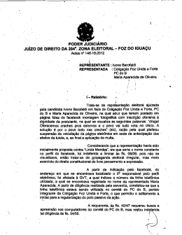 ju&iacute;zo de direito da 204.. zona eleitoral - foz do igua&ccedil;u
