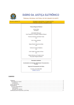 O Ac&oacute;rd&atilde;o foi publicado na edi&ccedil;&atilde;o desta ter&ccedil;a-feira