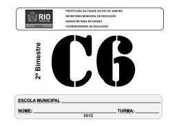 6&ordm;ano - BIO NA REDE