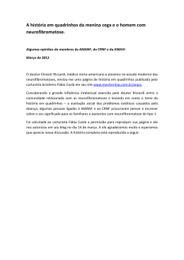 A hist&oacute;ria em quadrinhos da menina cega e o homem com