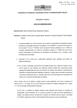 AssﬁMBLsm DA REPÚBLICA - Assembleia da República