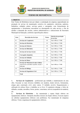 TERMO DE REFERÊNCIA - Prefeitura Municipal Alvorada