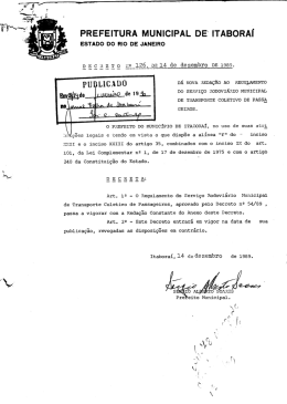 126 - Legislação Itaboraí