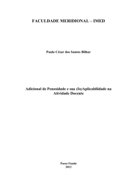 FACULDADE MERIDIONAL &ndash; IMED Paulo C&eacute;sar