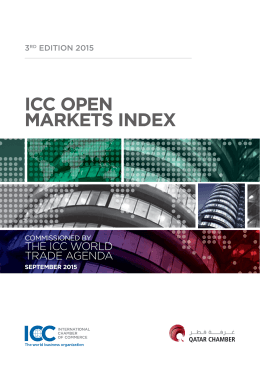 ICCs OPEN MARKETS INDEX 3RD EDITION 2015