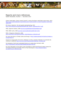 Reports and more references