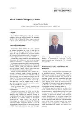 Victor Manuel d`Albuquerque Matos
