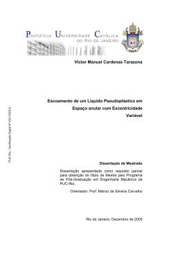 Victor Manuel Cardenas Tarazona Escoamento de um L&iacute;quido