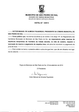 Download/Consulta - Câmara Municipal de S. Pedro do Sul
