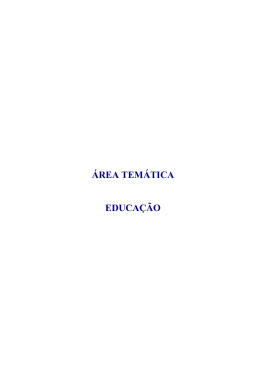 &Aacute;REA TEM&Aacute;TICA EDUCA&Ccedil;&Atilde;O