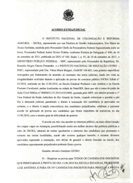 Acordo - Procuradoria da Rep&uacute;blica no Rio Grande do Norte