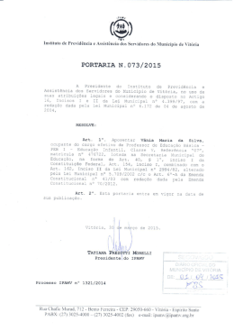 portaria nº 73/2015 - vânia maria da silva