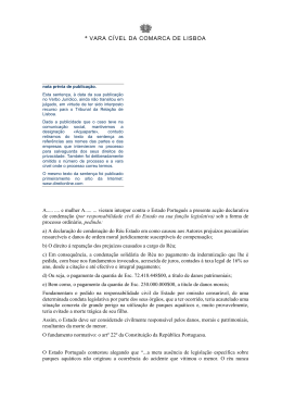&ordf; VARA C&Iacute;VEL DA COMARCA DE LISBOA