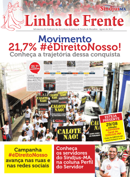 21,7% #éDireitoNosso! - sindjus-ma