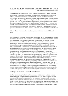 Ra&ccedil;a e o Brasil em Machado de Assis