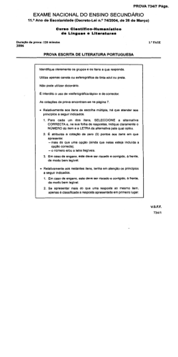 EXAME NACIONAL DO ENSINO SECUND&Aacute;RIO
