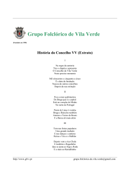 História do Concelho de Vila Verde