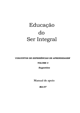 Educa&ccedil;&atilde;o do Ser Integral
