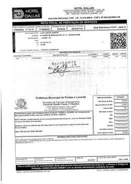 HOTEL DALLAS cAixETA OLIVEIRA a viEiRA DE soUzA LTDA