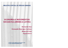 economia e movimentos sociais na am&eacute;rica latina