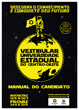 Edital - Universidade Estadual do Centro