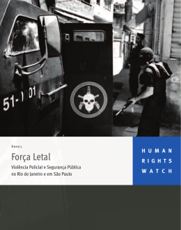 For&ccedil;a Letal - Human Rights Watch