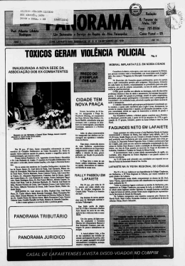 TÓXICOS GERAM VIOLÊNCIA POLICIAL Pág. 8