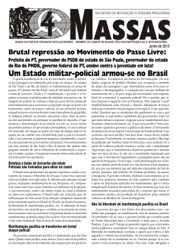 Um Estado militar-policial armou-se no Brasil
