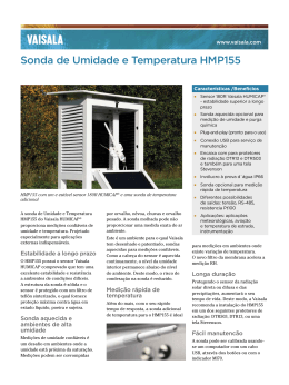 Sonda de Umidade e Temperatura HMP155