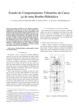Estudo do Comportamento Vibrat&oacute;rio da Carca