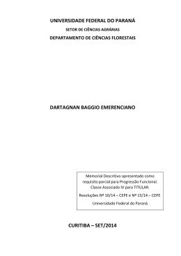 dartagnan baggio emerenciano - Universidade Federal do Paran&aacute;