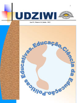 Revista UDZIWI: Ano: IV, N&uacute;mero 14, Junho-2013