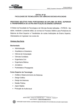 edital n&deg; 03 faculdade de tecnologia e de ci&ecirc;ncias