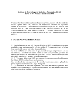 Edital do Vestibular de 2015.130-11