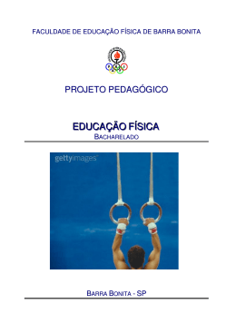 EDUCA&Ccedil;&Atilde;O F&Iacute;SICA - Funda&ccedil;&atilde;o Barra Bonita de Ensino.