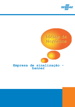 Empresa de sinaliza&ccedil;&atilde;o - banner