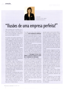 Ilusões de uma empresa perfeita
