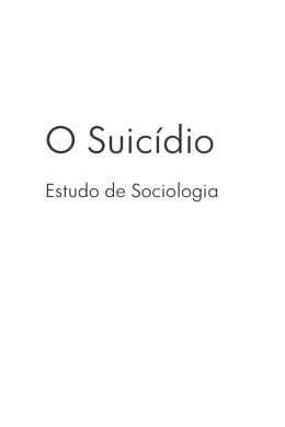 O Suicídio - Livraria Cultura