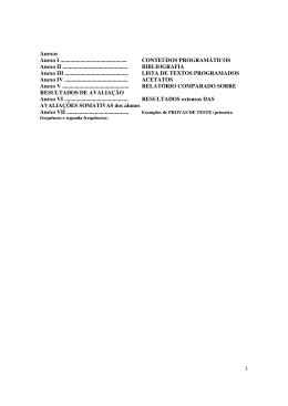 1 Anexos Anexo I ............................................... CONTE&Uacute;DOS - iscte-iul