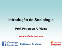 Introdução de Sociologia