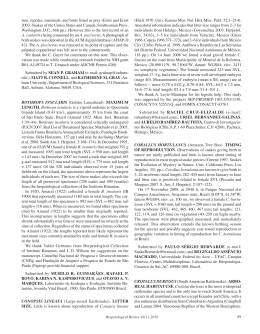 Herpetological Review 41(1)