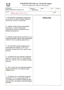 Enunciado - COLÉGIO ESTADUAL VICENTE RIJO