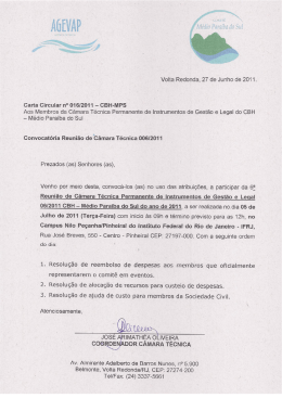 Volta Redonda, 27 de Junho de 2011 _