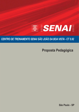 Proposta Pedag&oacute;gica