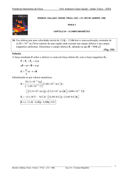 Problemas Resolvidos de Física