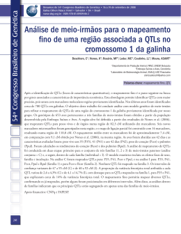 An&aacute;lise de meio-irm&atilde;os para o mapeamento fino de uma regi&atilde;o